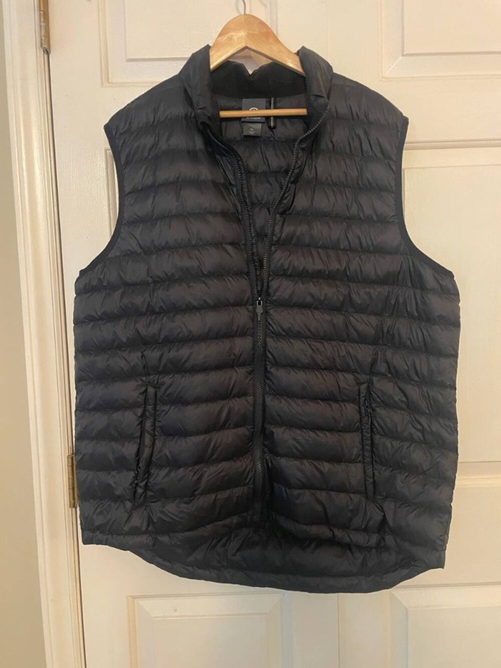 Down feather Champion Men's XL Black Puffer Vest - Normcore & Athleisure